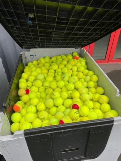 Collecte des balles
